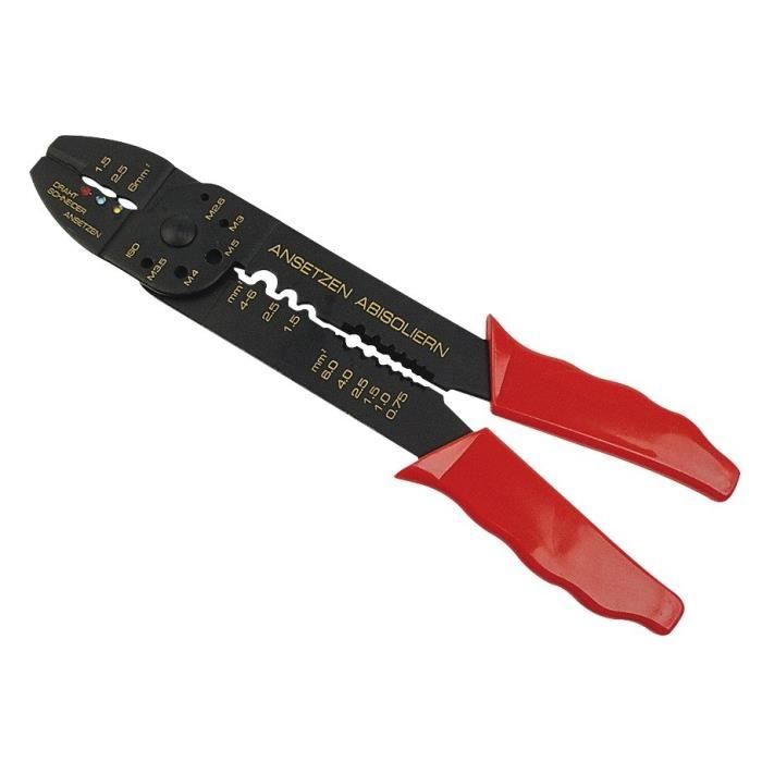 Cosses Isolées à Fourche 1 à 2,5 Mm² - Lot De 50 - Pour Vis Max 6,5 Mm