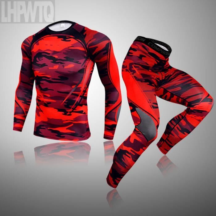 Ensemble Fitness 5 Pièces Tancefair Pour Homme - Compression, Sport, Gym | Polyvalent Et Respirant