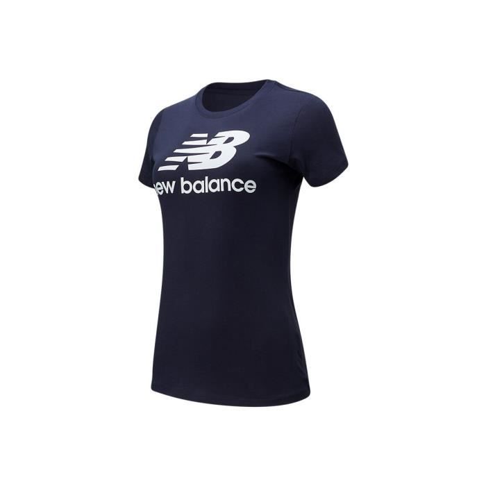 T-shirt femme New Balance Essentials Stacked Logo
