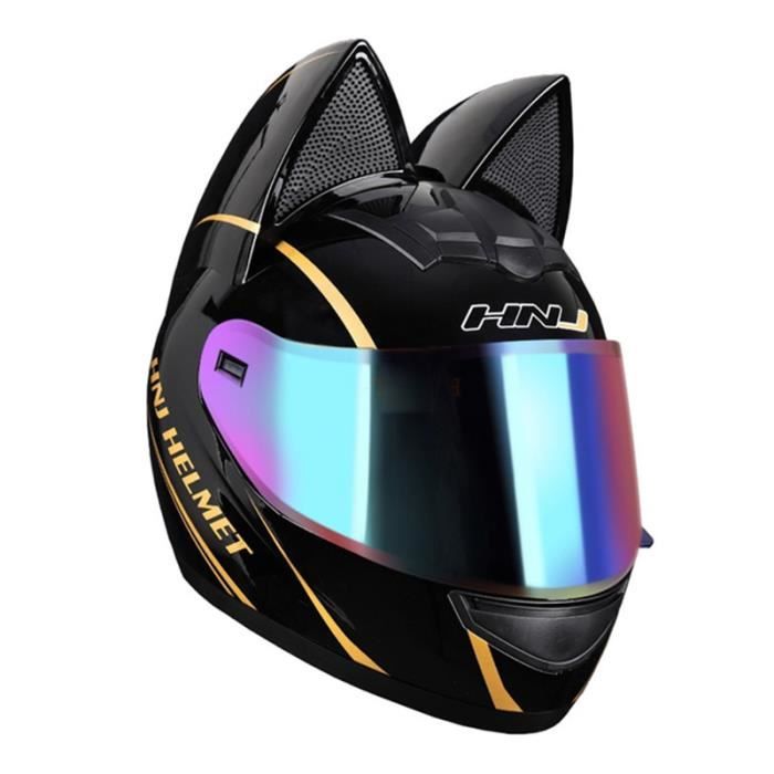 Oreilles De Chat Pour Casque Moto - Accessoire Déco Mignon En TPU, Adhésif Solide - 2 Pièces
