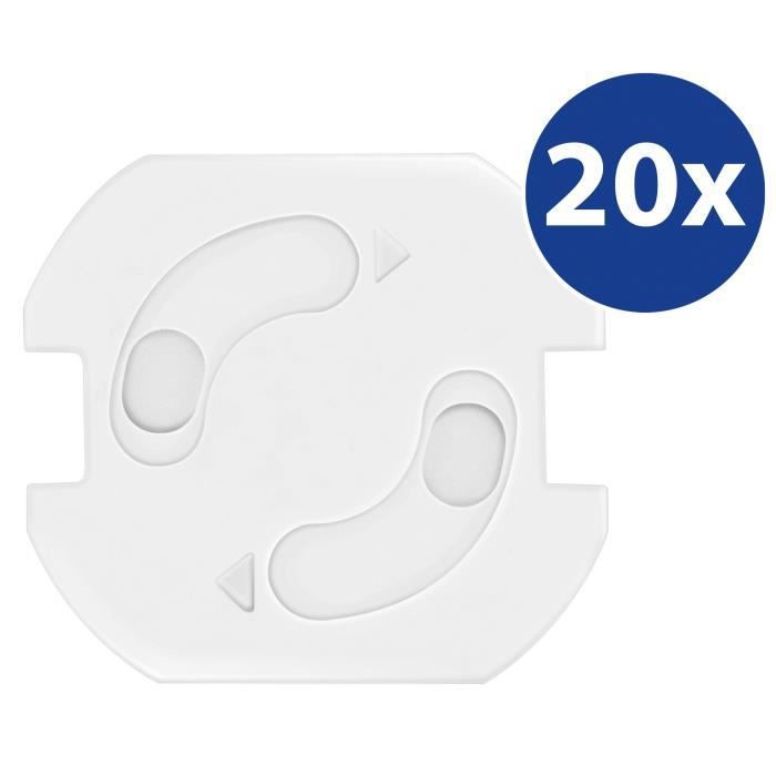 Mumbi Lot De Cache Prises Protection Enfants Cache Prises Securite Avec Systeme Rotatif Cdiscount Bricolage