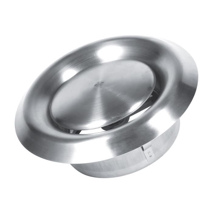 CHE Évent rond Couvercle de conduit de ventilation rond en acier inoxydable pour plafond mural
