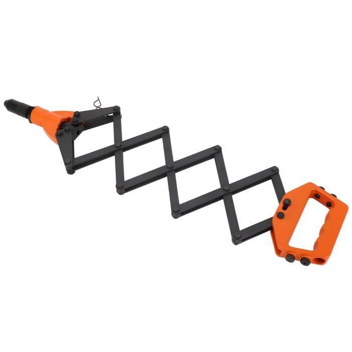 Pince à Riveter Manuelle - 4 Buses (2.4mm, 3.2mm, 4.0mm, 4.8mm) - Pour Métal, Auto, Bricolage - Poignée Ergonomique