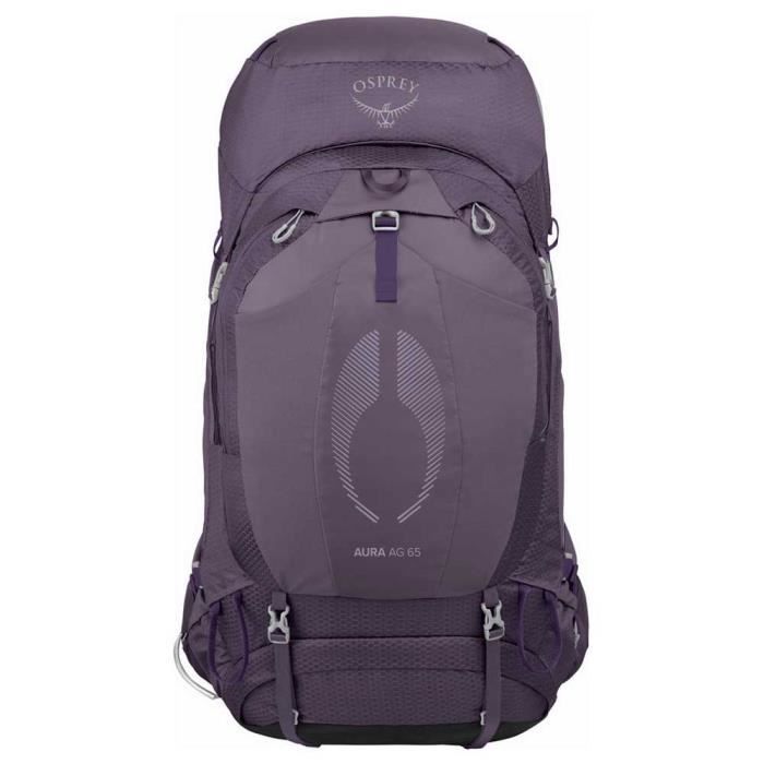 Osprey Aura AG 65 – Sac à dos randonnée femme 65 L Violet système Anti-Gravity