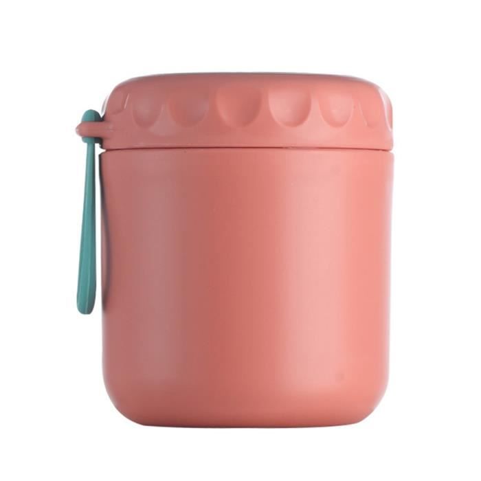 Boîte Repas Isotherme En Acier Inox 304 - Rond Avec Sac - Garde Au Chaud 4-5h - 5