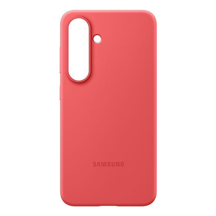 Samsung Coque Silicone Rouge Galaxy S25 - vue 5