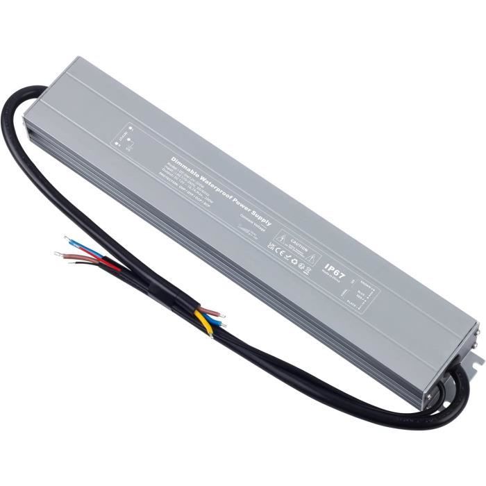 Alimentation LED 12V 18W Avec Interrupteur Au Pied Et Distributeur 6 Sorties – Pour éclairage Intérieur Facile