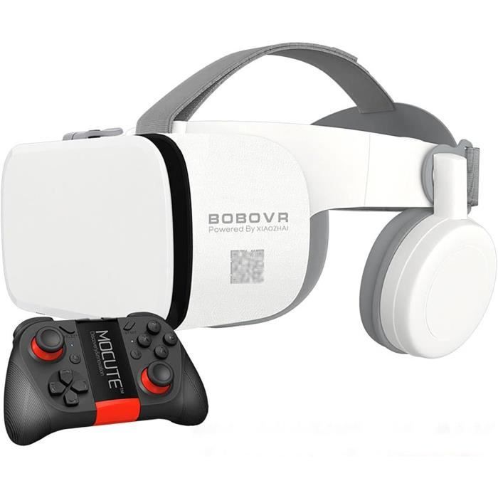 Casque Réalité Virtuelle 3D Vr Avec Visionneuse Vr Stéréo Pour Films Jeux Imax