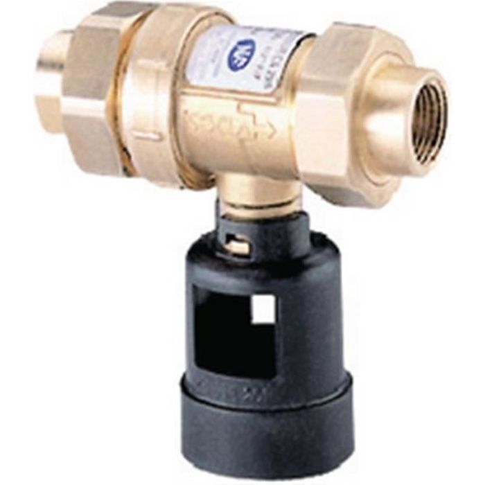 Disconnecteur antipollution - Socla - CA 2096 - Laiton - Femelle-Femelle - D15x21mm
