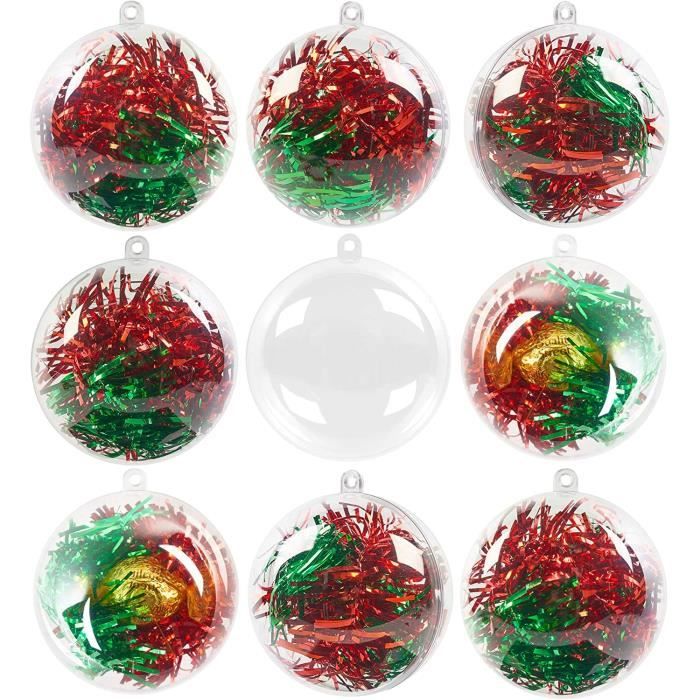 THE TWIDDLERS 48 Boules de Noël à Remplir et Décorer (6cm 