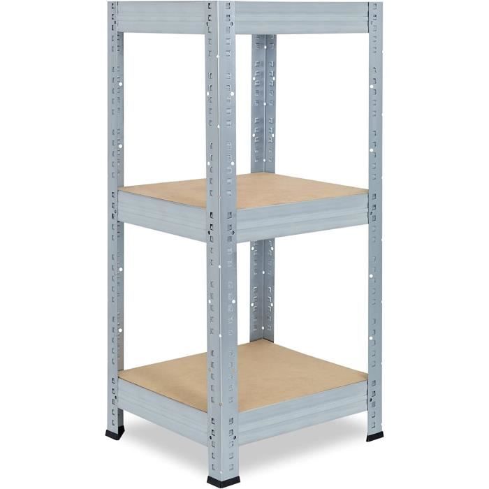 Étagère Métallique 4 Plateaux 180x70x30 Cm - Capacité 200kg Par Niveau - Pour Garage, Atelier, Cave - 8