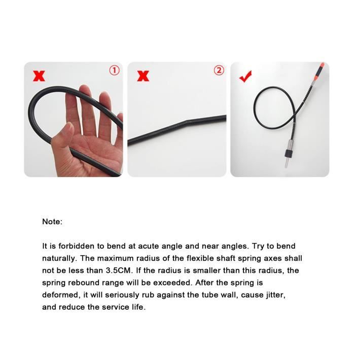 Arbre Flexible Pour Outil Rotatif - Rallonge Avec Mandrin 0.5-6.5mm