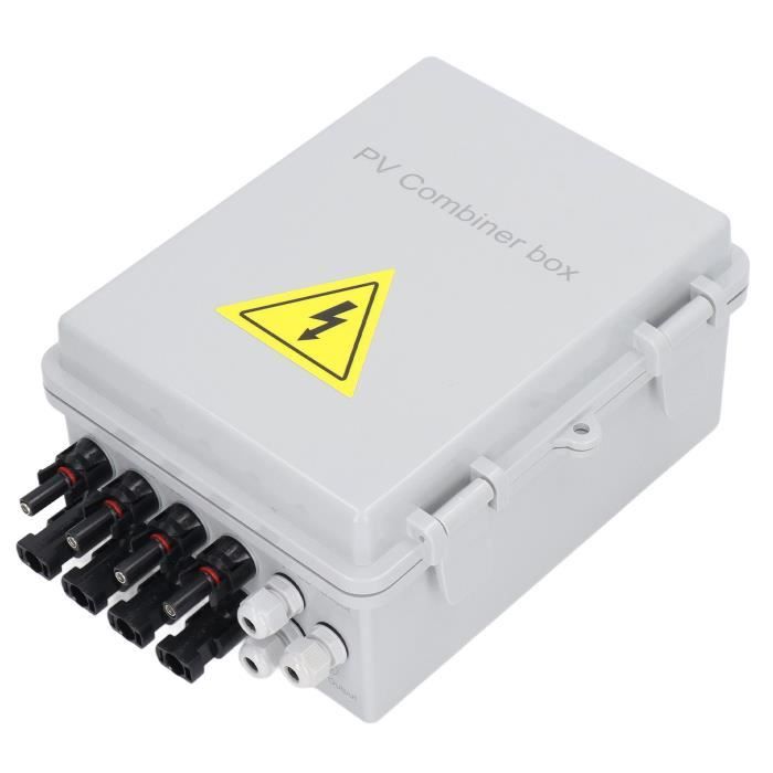 Boîte De Combinaison Solaire Uxcell 6 Cordes - 15A - DC 41-50V - Neuf