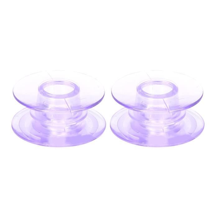 SHINEOFI 10 Bobines à Coudre Vides En Plastique – Diamètre 5 Cm, Enrouleur Anti-nœuds, Pour Fil, Broderie, Pêche