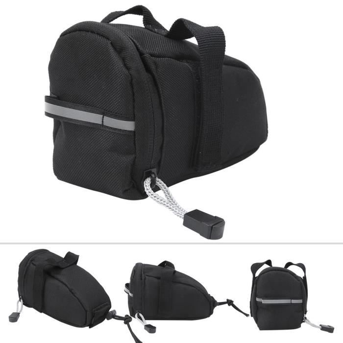 ROCKBROS Sacoche de selle de vélo étanche grande capacité Noir