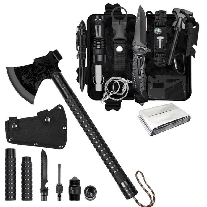 Kit De Survie 10 En 1 Lixada | Allume-Feu, Couteau, Lampe