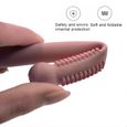 Anneau Tube de Dentition Bébé 4 PCS Jouet Sensoriel Molaire Mâcher Silicone Sans BPA Textures Douces-1