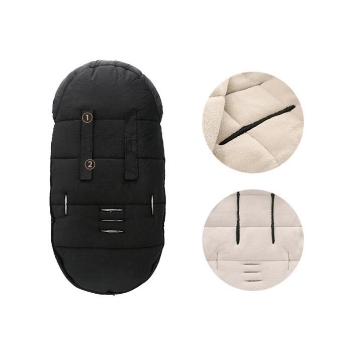 Chancelière Universelle Pour Poussette Bébé - Sac De Couchage Hiver Chaud Et Doux, Anti-Glisse