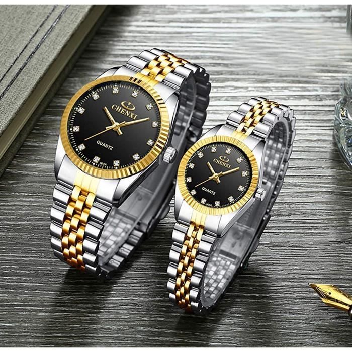 Montre Bracelet NY62I Couple Montres Suisse Marque d or Montre en