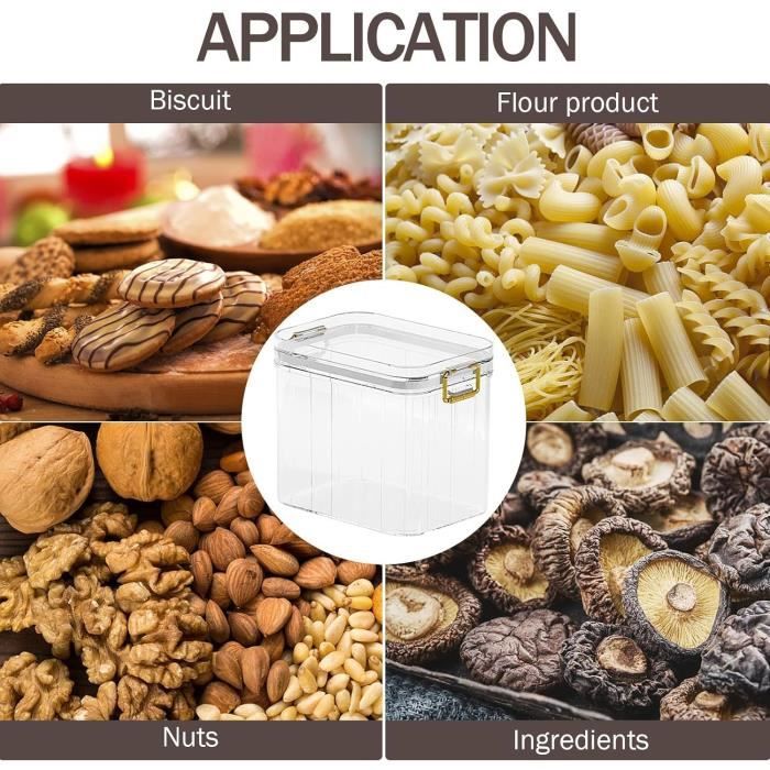 Conteneur De Stockage Des Aliments Récipient De Riz Portable 2 Kg En