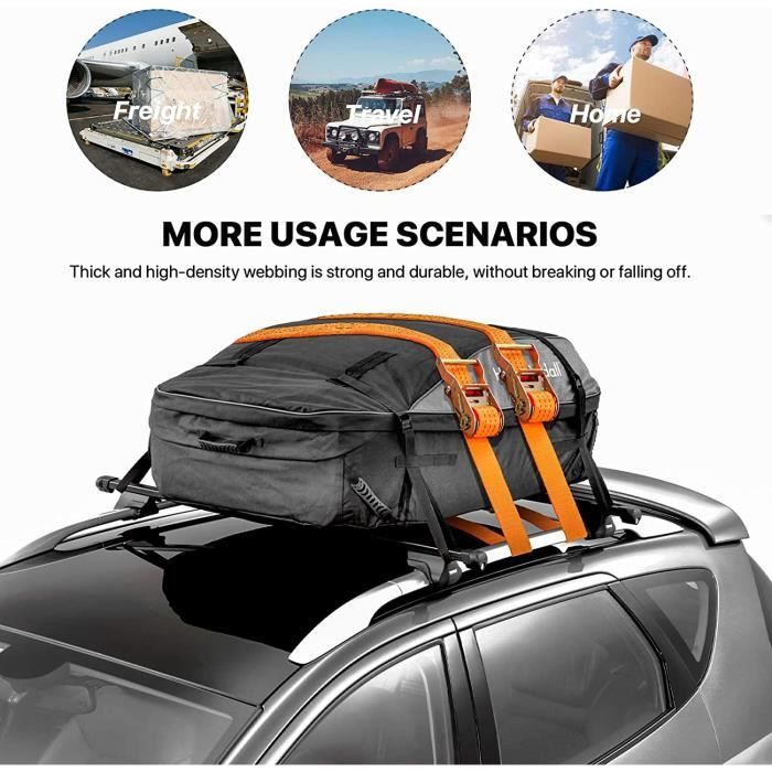 Sangle De Serrage 25mm X 4m Capacité De Charge 250kg, Sangle De Fixation, Sangle De Serrage Avec - 9