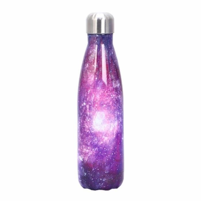 TOOAD Bouteille de shaker de sport pour poudre de protéines Thermos en acier inoxydable Tasse à
