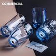 Verre à eau,Ensemble de verres à boire en acrylique réutilisables,gobelets incassables,gobelets en plastique - Type Spiral M-2