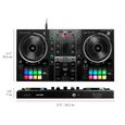 HERCULES DJCONTROL INPULSE 500 - Contrôleur DJ - Interface audio et mixeur hardware intégrés - 16 pads rétroéclaires (RGB) - Noir-2