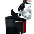 MOULINEX Cafetière filtre, Capacité 1,25 L, 10/15 tasses, Anti-gouttes, Maintien au chaud 30 min, Subito Select rouge/inox FG370D11-2