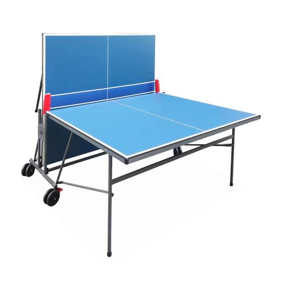 Table Ping-pong SPORTNOW Pliable 4 Parties – 274 X 152,5 X 76 Cm – Filet, 2 Raquettes, 3 Balles Inclus