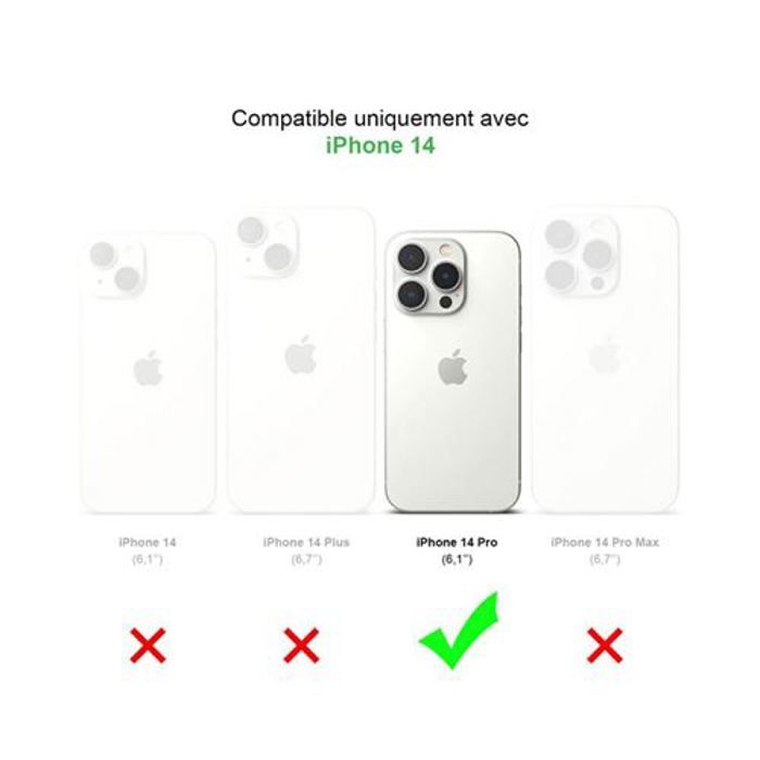 Protection écran En Verre Trempé Pour IPhone 11 12 13 14 Pro Et Modèles Standards - Transparent Anti-rayures - Neuf