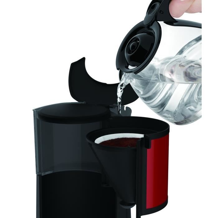 Moulinex Cafetière filtre 1,25 l, 15 tasses, Réservoir transparent,  Anti-goutte