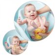 Baignoire bébé rigide - MON MOBILIER DESIGN - avec réducteur et thermomètre intégrés - Vert-3