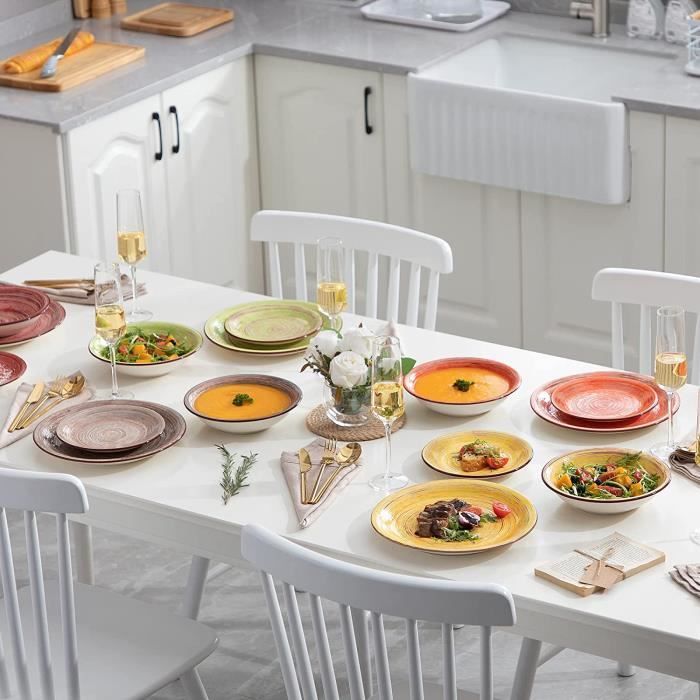 Wholesale Service de table en or royal pour 6 personnes, 24 pièces, assiette  à chargeur, style de luxe, en porcelaine, avec bol From m.alibaba.com