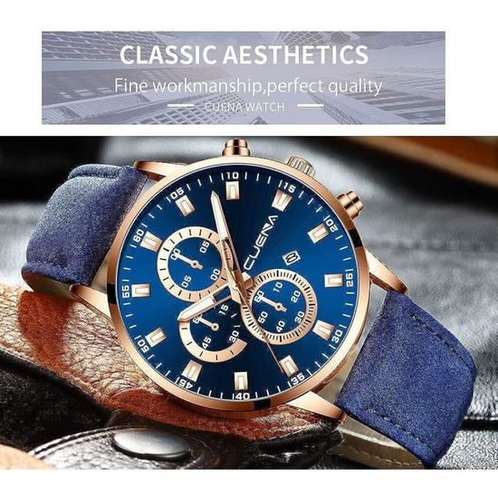 Montre homme cuir pas cher on sale