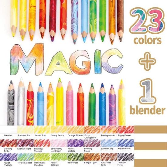 NEUF 3408 Koh-I-NOOR MAGIC Lot De 6 Multicolore Jumbo Crayons