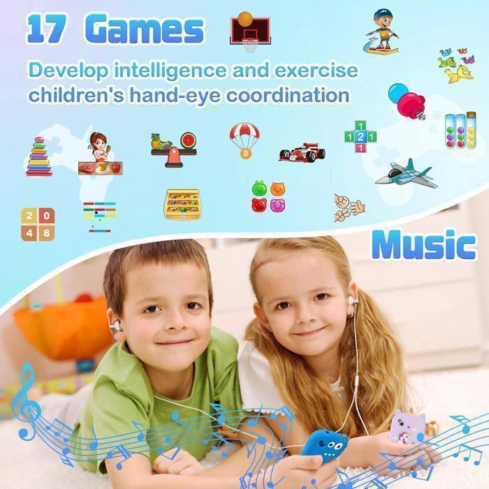 ontre intelligente enfant téléphone ontre enfant podoètre 25 jeux