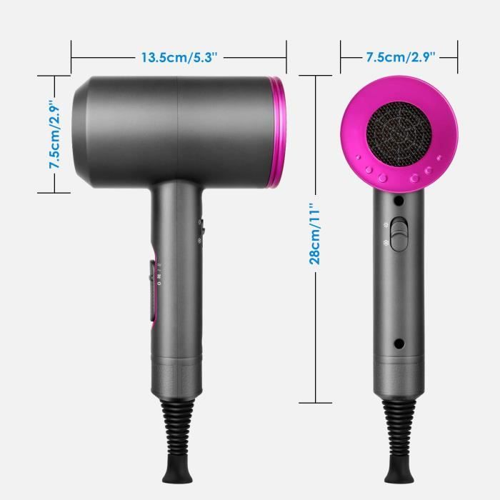 hair dryer thermostatic anionic high power electric hair dryer does not hurt hair 220V