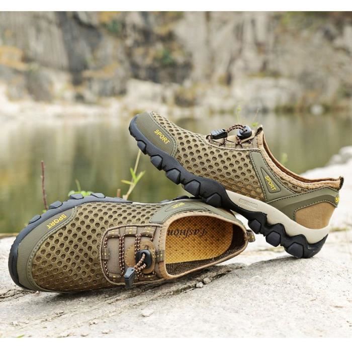 Chaussures De Plein Air En Or Pour Hommes Chaussures De Sport D