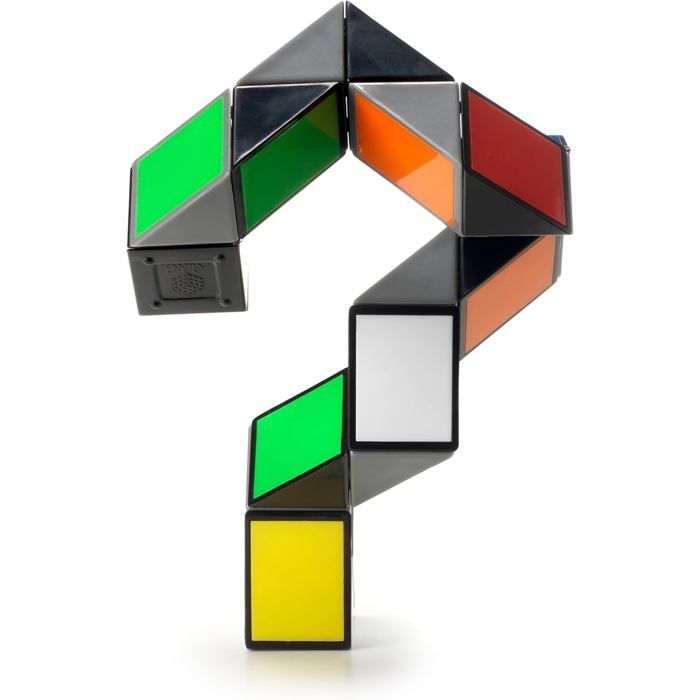 Rubik's Twist, Casse-tête 3D coloré classique - Jouet rétro anti-stress à plier et à tordre en formes d'objets et d'animaux, pour adultes et enfants de 8 ans et plus Rubik's Twist, Casse-tête 3D coloré classique - Jouet rétro anti-stress à plier et à tordre en formes d'objets et d'animaux, pour adultes et enfants de 8 ans et plus