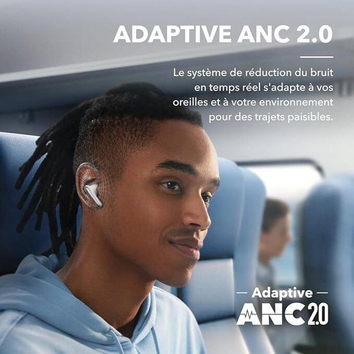 Écouteurs Bluetooth - soundcore Anker - Liberty 4 NC - Intra