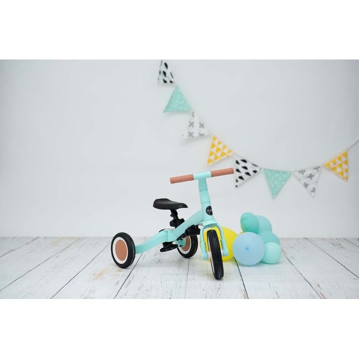 Tricycle évolutif pour bébé EXPLORER 4 en 1 Bleu Canard