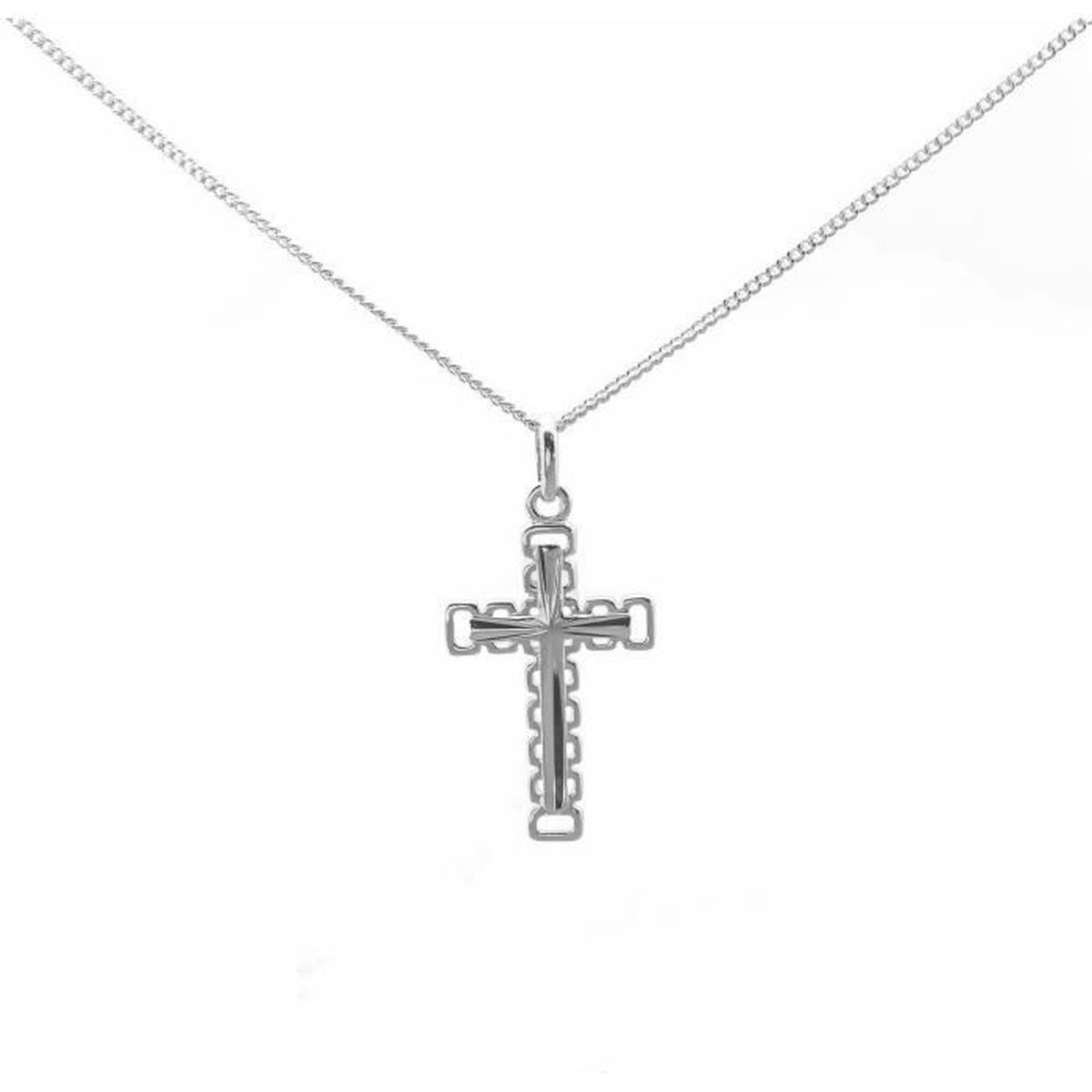 Pendentif Croix En Argent Massif 925 - Occasion, Très Bon État