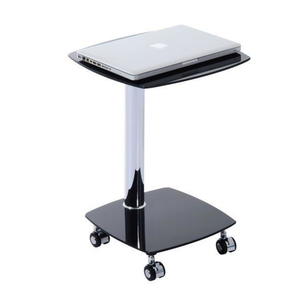 Table/pupitre avec roulettes, pour ordinateur portable, tablette, etc. Cdiscount Maison
