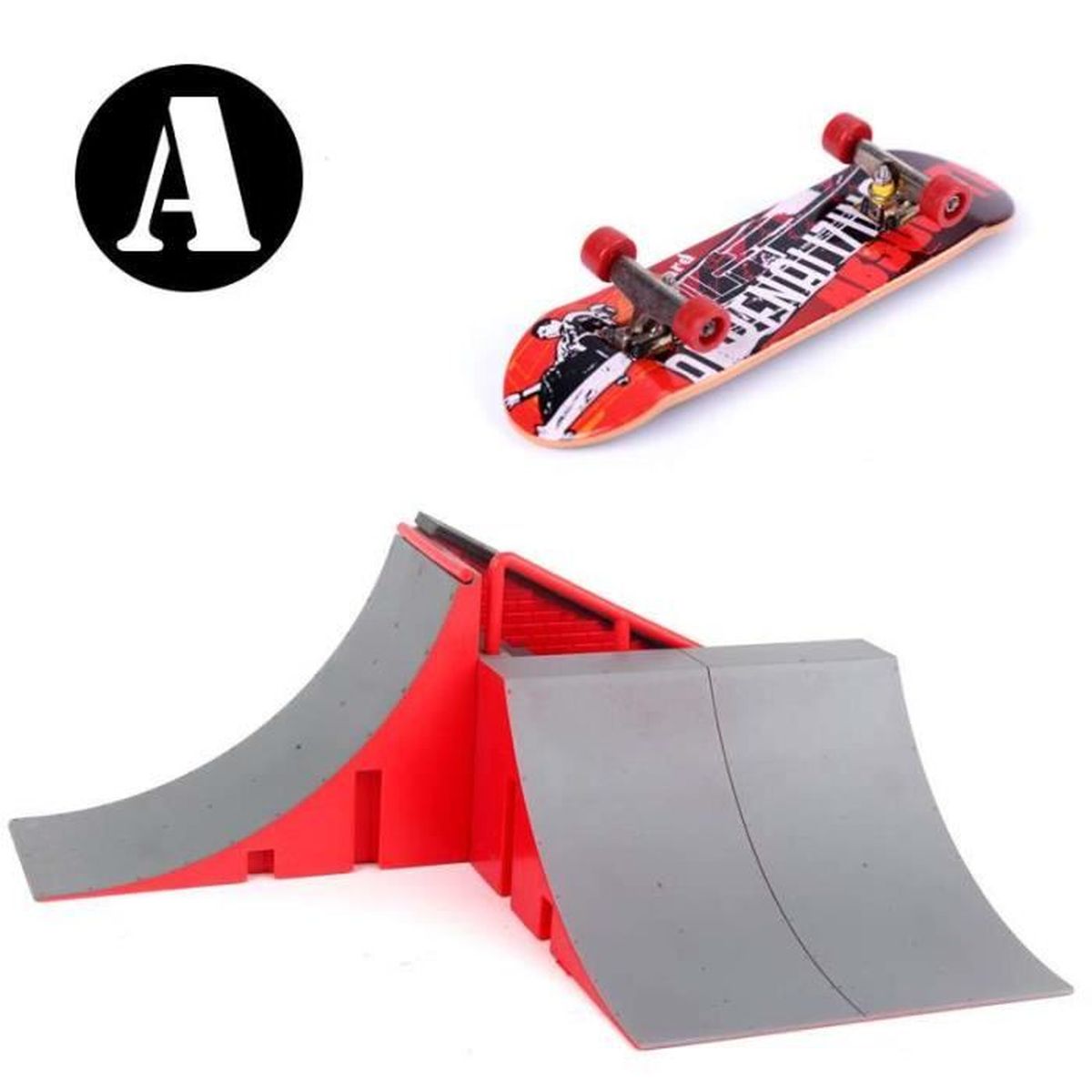 Finger Skateboard Rampe, Mini rampe de skateboard à doigts avec