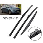 BRAND Lot de 3 Balais d'essuie-glace avant + arrière pour Citroën C4 Grand Picasso MK2 2013 2014 2015 2016 2017 2018