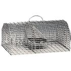 MASY Nasse à rats - 1/2 ronde - Galvanisée - 40 x 23 x 18 cm