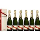 Lot 6 Champagnes Mumm Brut Cordon Rouge 75cl avec étuis