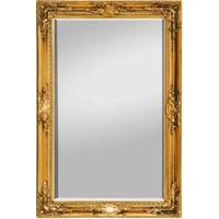 Grand Miroir Rectangulaire - Style Baroque Shabby Chic - 90x60 cm - Or