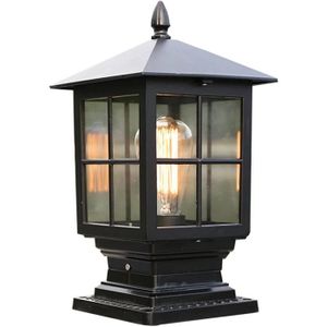 LAMPE DE JARDIN  LED Lampe Pilier Portail Exterieur, E27 Moderne La